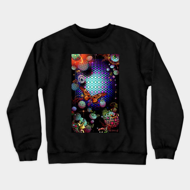 Bursting equinox Crewneck Sweatshirt by Ricky4